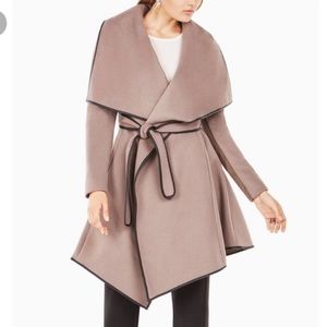 Bcbg wool belted coat
